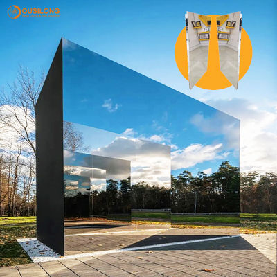طرح رمان پانل های دیواری تزئینی آینه پانل های روکش آلومینیومی برای ساختمان های تجاری