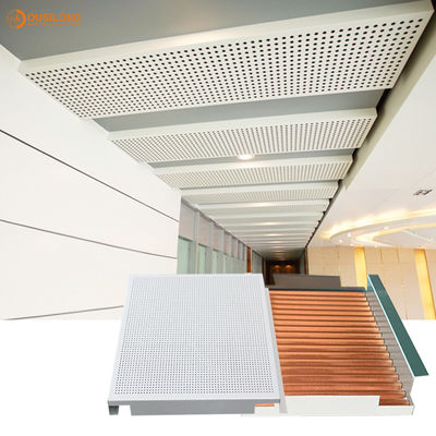 ترافیک سفید موجدار آلومینیومی پانل های سقف برای دکوراسیون خارجی ساختمان