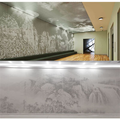 پانل های دیواری هنر تزئینی آلومینیومی برش لیزری 2.5 میلی متری با الگوی سفارشی عنصر فرهنگ