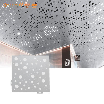پانل دیوار پرده برش CNC پانل های روکش نمای آلومینیومی سوراخ دار برای تزئینات معماری