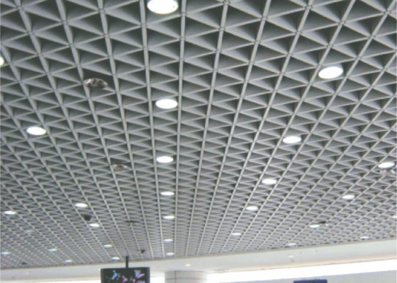 فلزی مشبک فلزی توری آلومینیم سقفی برای استادیوم ها / مترو