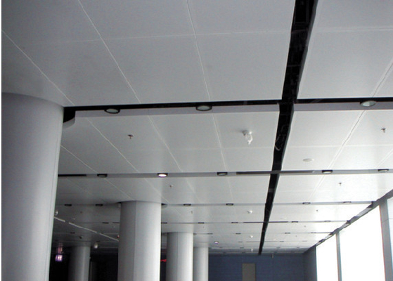 سقف کاذب سوراخ شده در کاشی های سقف شناور / 2x2 پانل های سقفی برای دکوراسیون سالن