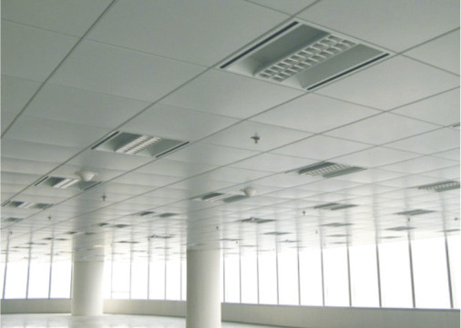 کاشی سقف فلزی سوراخ دار با قلاب E شکل مدرن تزئینی سقف آکوستیک 300mm x 1200mm