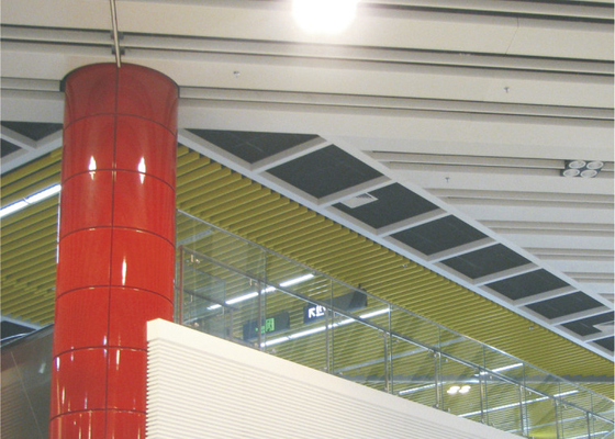 پانل دیواری آلومینیومی منحنی / پانل های فلزی سقف فلزی برای ساخت دیوار