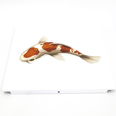 کاشی های سقفی هنری مدرن آلومینیومی 3D با اندازه سفارشی از الگوی ماهی