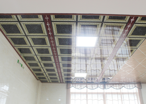 پنل سقفی داخلی معماری، کاشی های سقف هنری برای کوک خانه