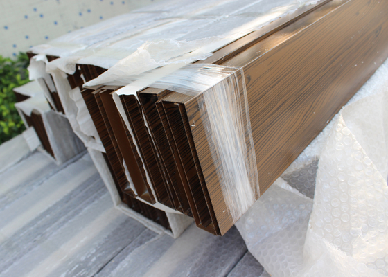 آلومینیوم پروفایل خط فلز U سقف با انواع چوب مانند رنگ موجود است
